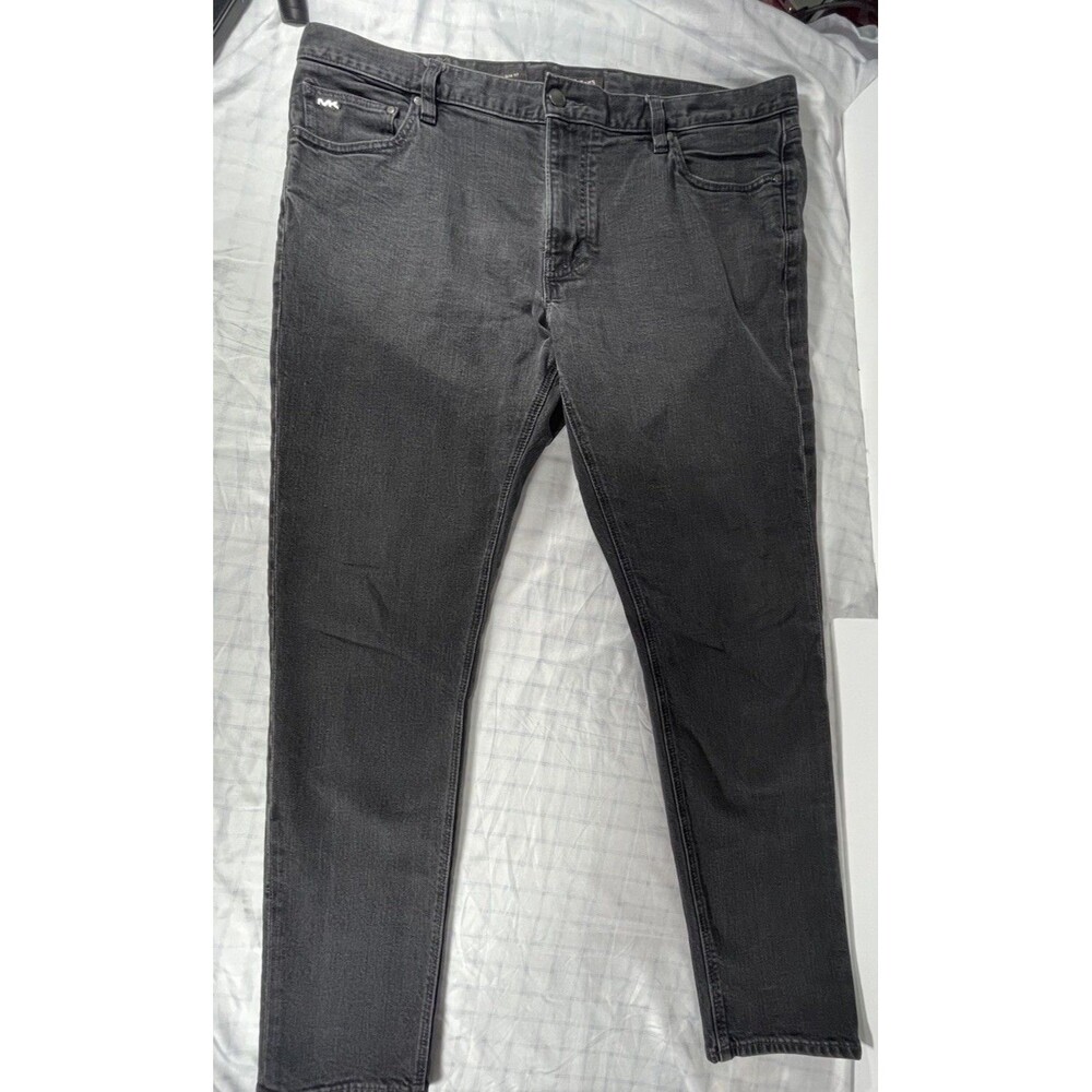 Michael Kors Parker Slim Fit Jeans Men's 38x32 Gray American Milled Denim